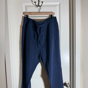 Jaanuu Navy slim leg scrub pants 2x